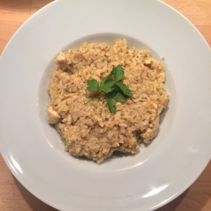 Risotto moutarde & poulet